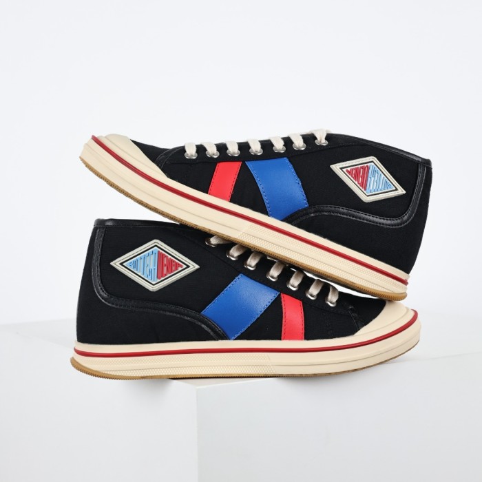 Botteg@ Venet@ Elliott Black Sporty Sneaker High