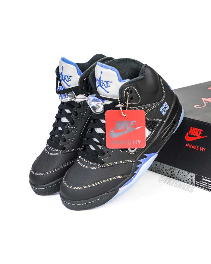 Awake NY x Air Jordan 5  Racer Black  2025 （A1）