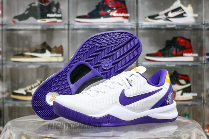 Nike Kobe 8 Protro “LSU White” PE (A1)