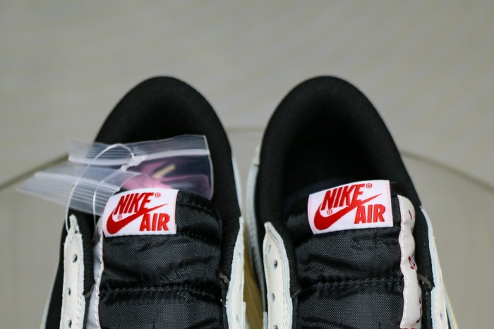 Travis Scott x Air Jordan 1 Low Black White Concept