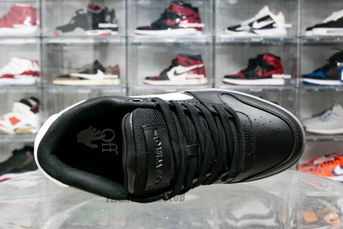 Off-White Out Of Office OOO Low Tops Black Grey White