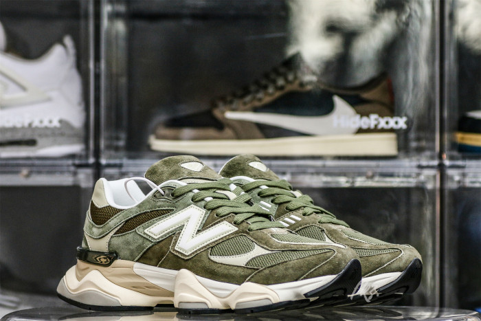 New Balance 9060 Dark Camo Sandstone