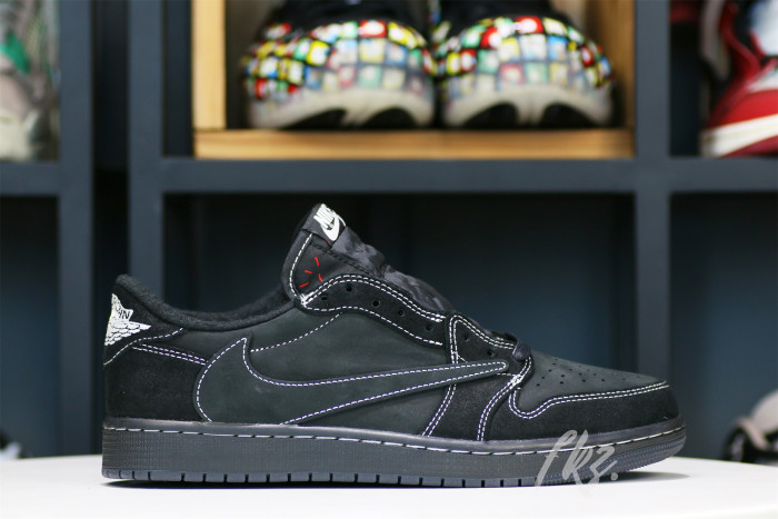 Travis Scott x Nike Air Jordan 1 Low OG “Black/Phantom” GS（A1）