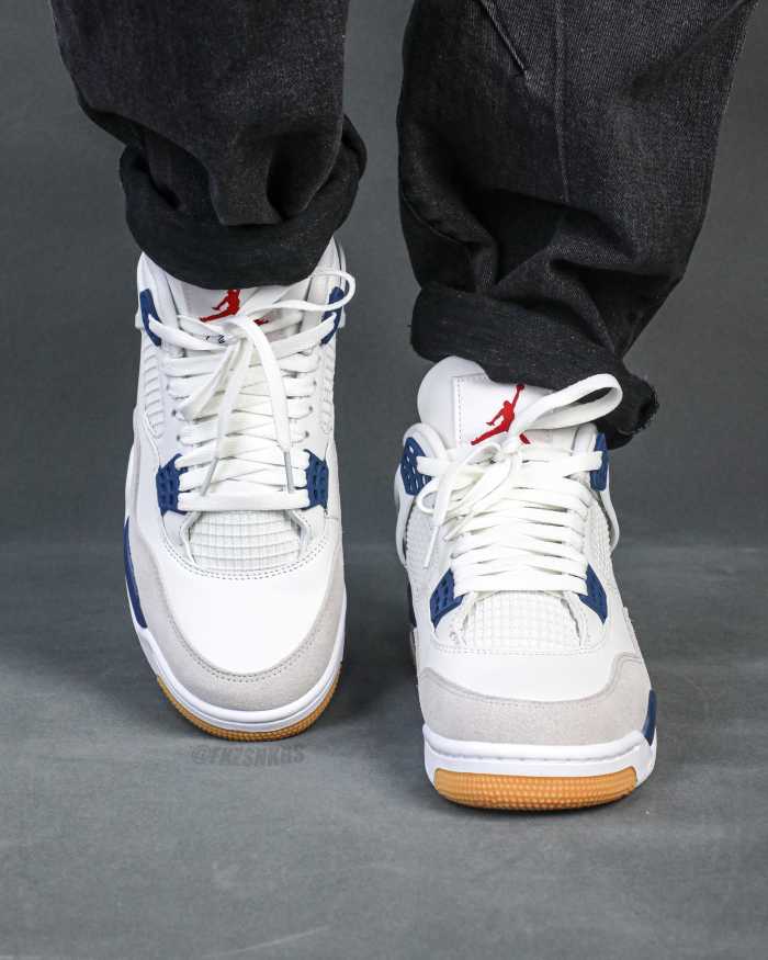 US Warehouse: Nike SB x Air Jordan 4 “Navy Blue” 2025 (A1)