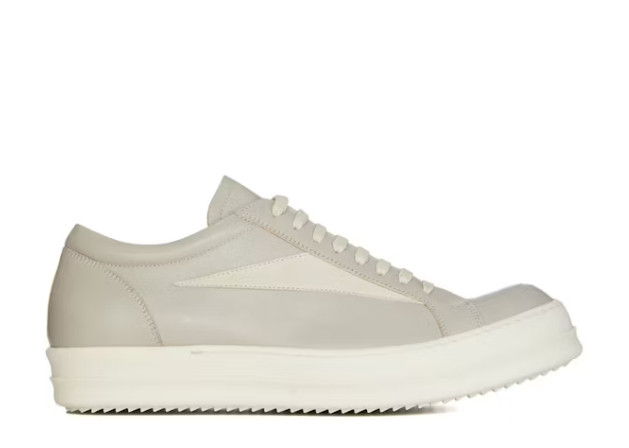 R!ck Owens Luxor Vintage Leather Pearl Milk