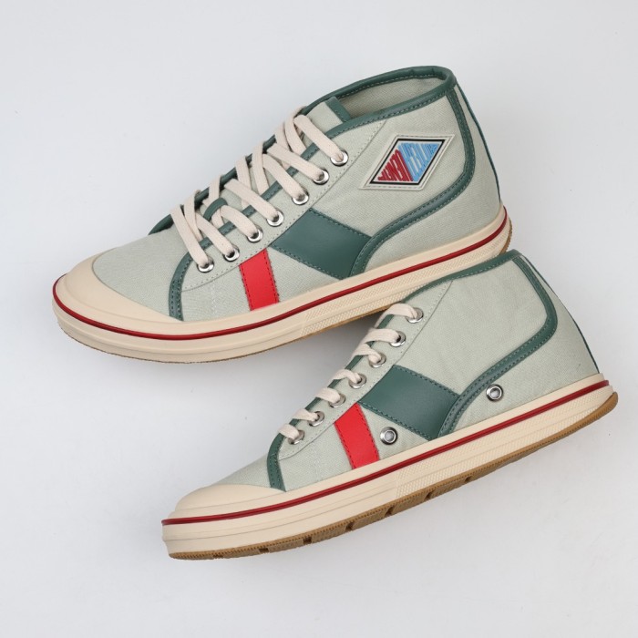 Botteg@ Venet@ Elliott Olive Sporty Sneaker High