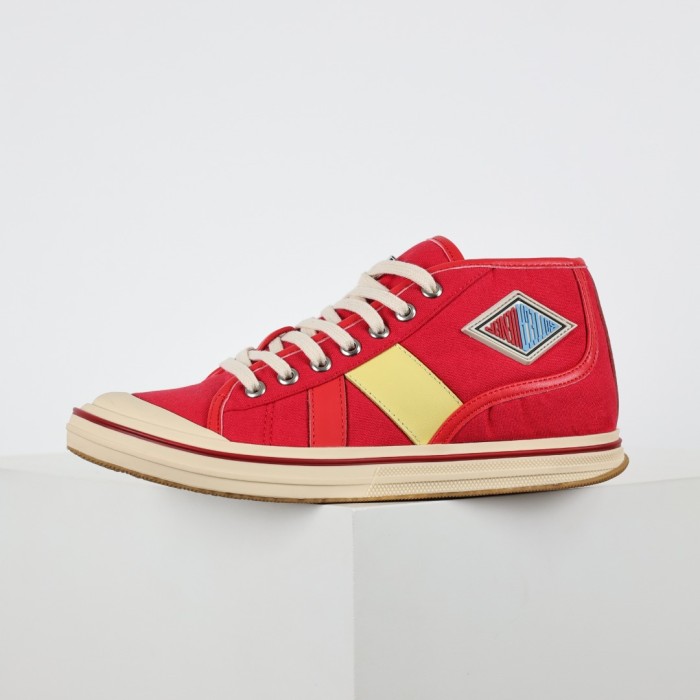 Botteg@ Venet@ Elliott Red Sporty Sneaker High