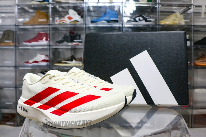 Adidas Adizero EVO SL Off White Better Scarlet