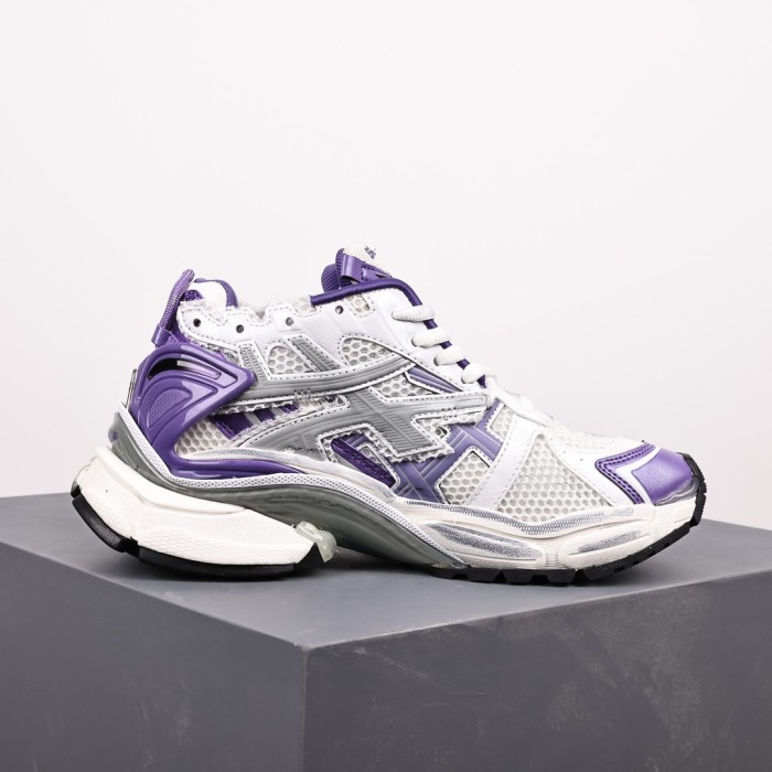 Balenciag* Runner Sneaker  Purple/Grey/White