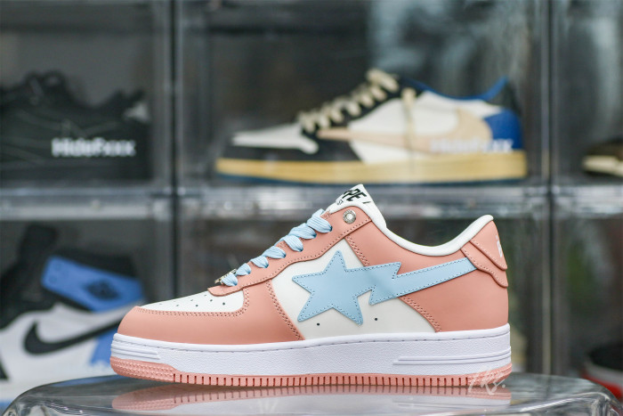 Bapesta Pastel White Pink 2021