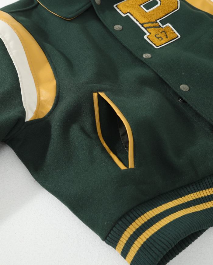R@lph Lauren Unisex Embroidered Baseball Jacket
