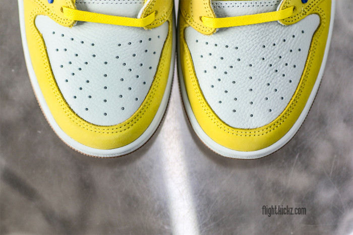 Travis Scott x Air Jordan 1 Retro Low OG SP “Elkins/Canary Yellow”（A1）