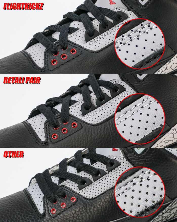 Air Jordan 3 Retro Black Cement Reimagined 2024（A1）