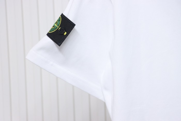 St0ne Island Stone Island Junior Diagonal Fleece T-shirt