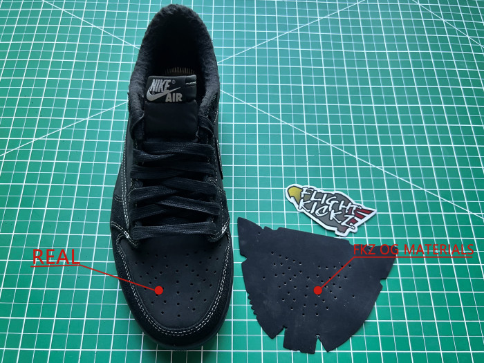 US Warehouse:Travis Scott x Nike Air Jordan 1 Low OG “Black/Phantom”（A1）