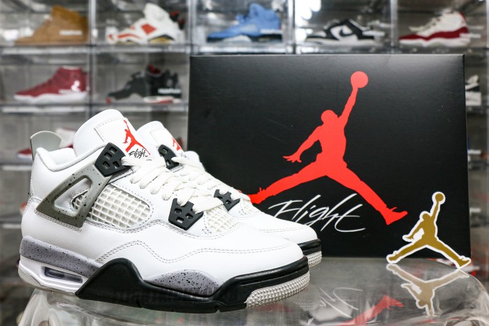 US Warehouse:Air Jordan 4 Retro OG 'White Cement' 2025 ( A1)