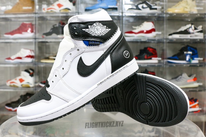 Fragment x Union LA x Air Jordan 1 High OG White Black (A1）
