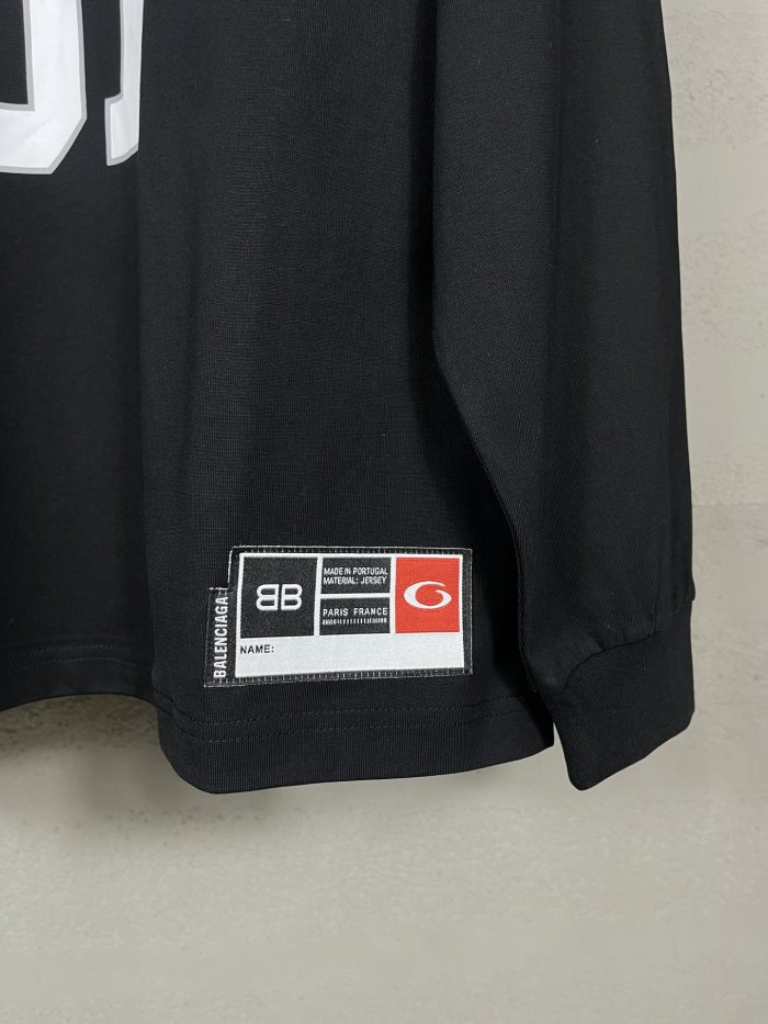 Balanciag@ Jersey Long Sleeves Tee 2025