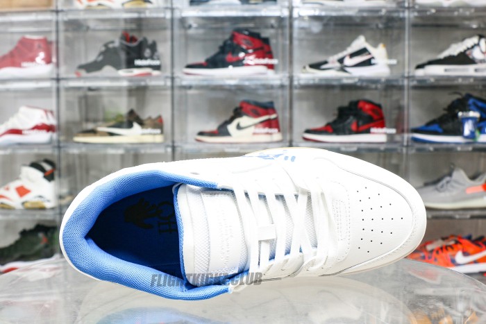 Off-White Out Of Office  OOO  Low Tops For Walking White White Dark Blue