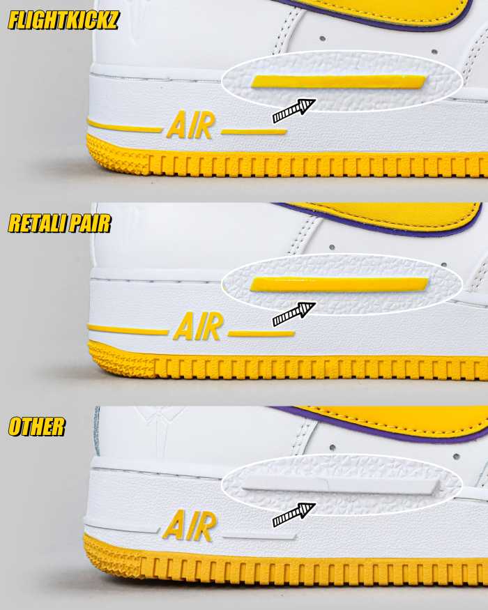 Nike Air Force 1 Low Retro QS Kobe Bryant Lakers Home（A1）