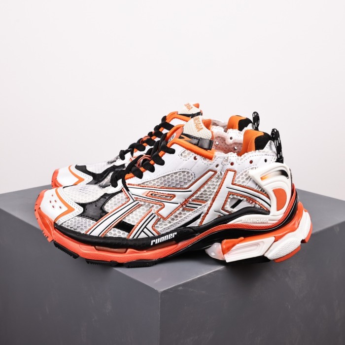 Balenciag* Runner Sneaker 'White Orange'