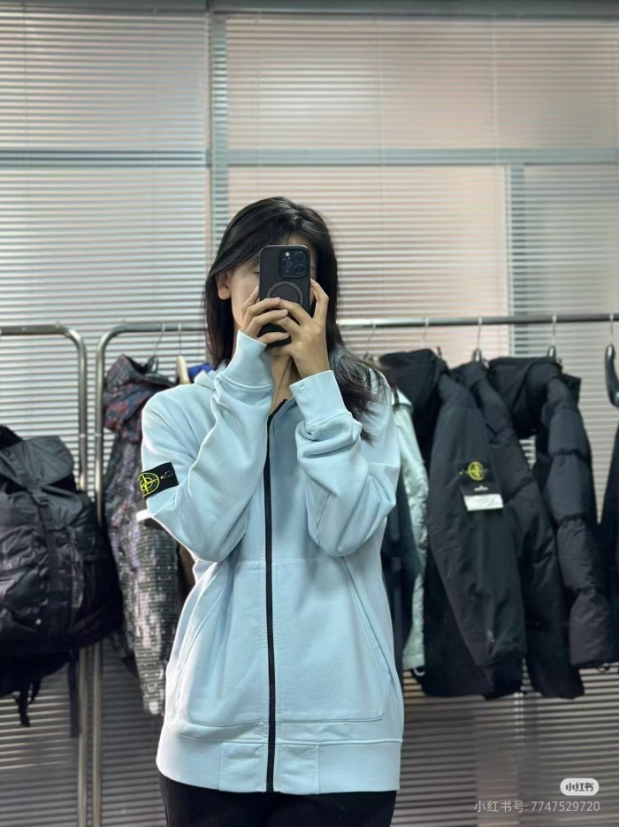 Stone Island Autumn/Winter Zip-Up Hoodie