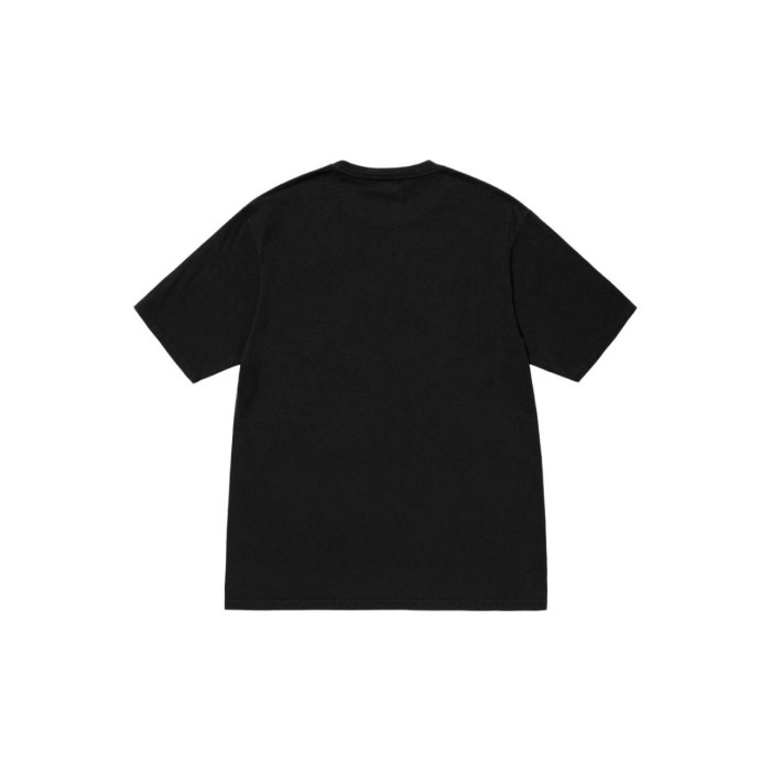 Stussy Mesh Print Crew Neck  T-shirt