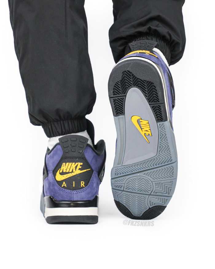 US Warehouse :  Air Jordan 4 Retro Lakers 2026（A1）