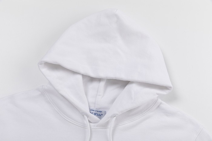 Off-White 24SS new multi-logo loose-fit hoodie
