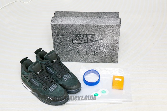 Nigel Sylvester X Jordan 4 Retro Brick By Brick Black