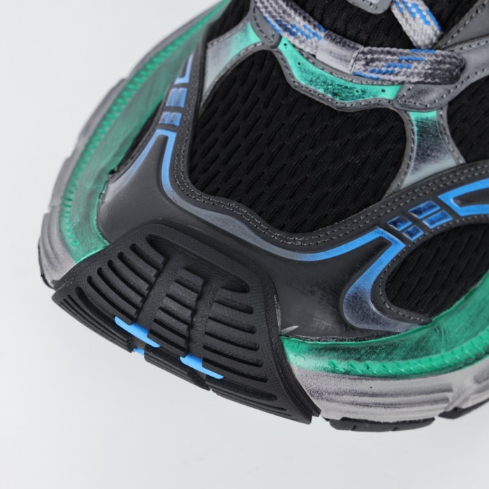 Balenciag* 10XL Sneaker  Black Blue Green