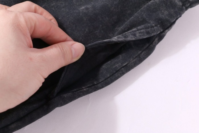 Stone Island Washed Distressed Shorts