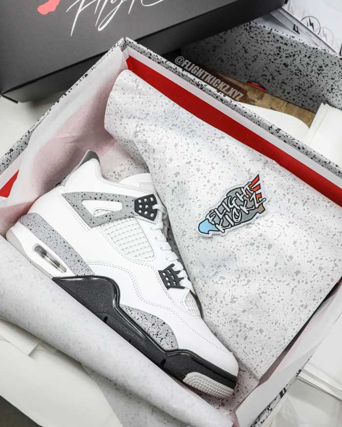 Air Jordan 4 Retro OG 'White Cement' 2025（A1）