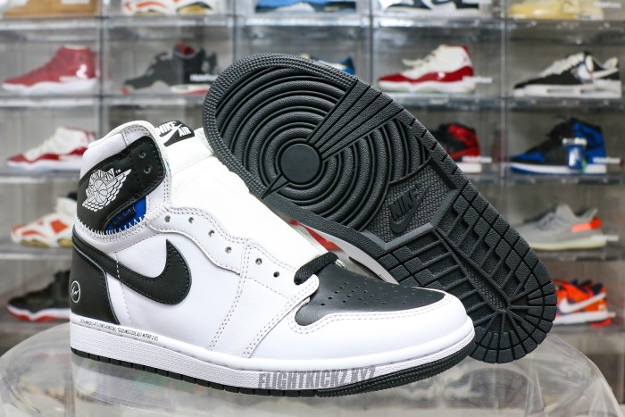 Fragment x Union LA x Air Jordan 1 High OG White Black (A1）