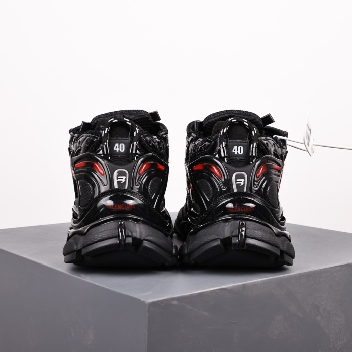 Balenciag* Runner Sneaker 'Graffiti - Black Red' 2023