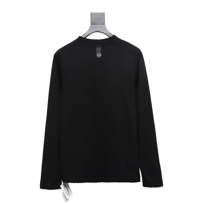Chrome Heart Cross pendant Long Sleeve T-Shirt