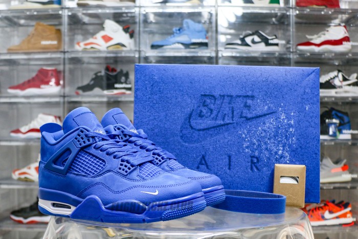 Nigel Sylvester X Jordan 4 Retro Brick By Brick Blue Sample