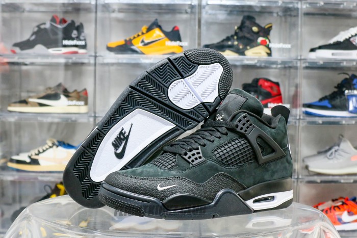Nigel Sylvester X Jordan 4 Retro Brick By Brick Black