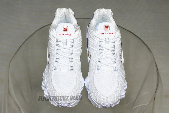 Nike Shox TL White Metallic Silver