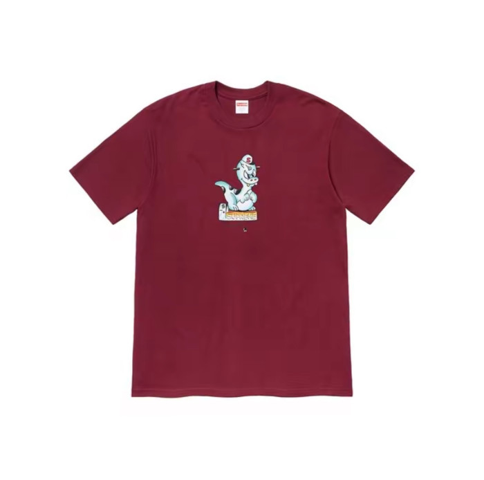 Supreme Dinosaur Comic Logo Print T-Shirt