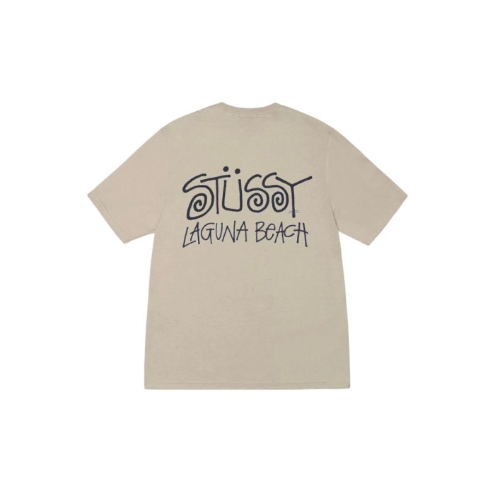 Stussy Laguna Beach Script Graphic Couple T-shirt