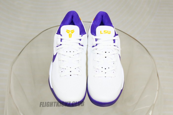 Nike Kobe 8 Protro “LSU White” PE (A1)