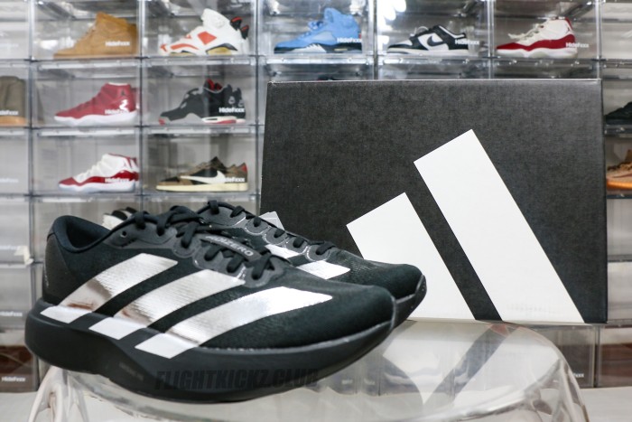 Adidas Adizero Evo SL Metallic Stripes Black Silver
