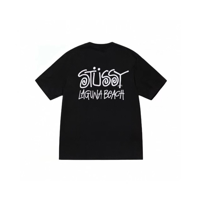 Stussy Laguna Beach Script Graphic Couple T-shirt