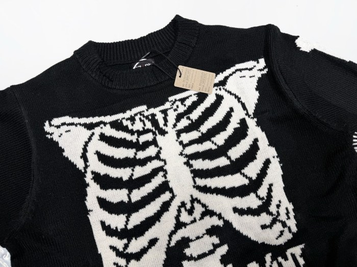 Saint Michael x Vlone Black Broken Sweat