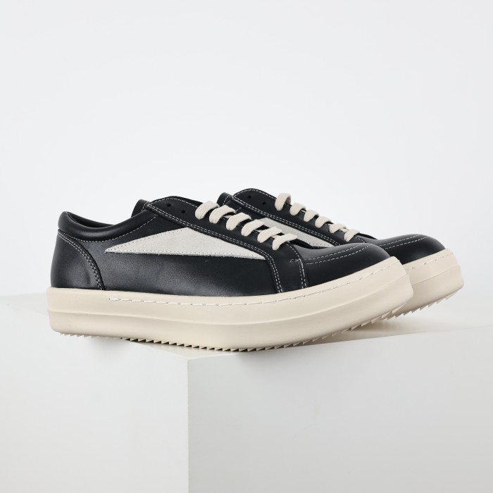 R!ck Owens Luxor Vintage Lows ‘Black Milk’