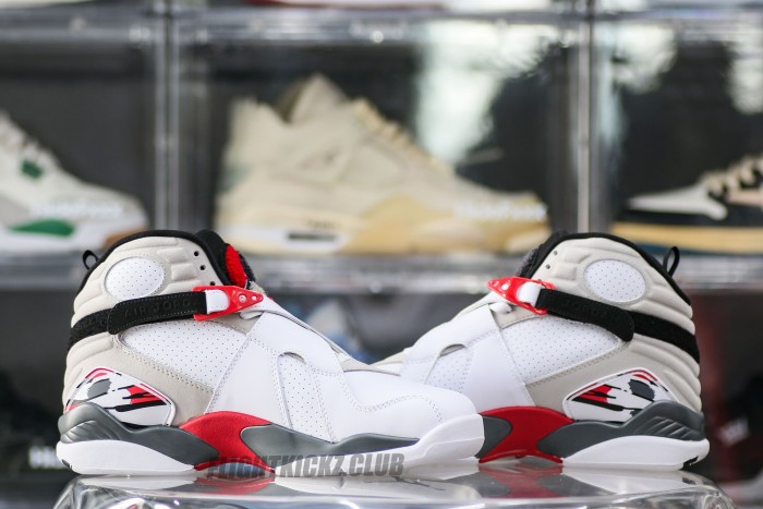 Jordan 8 Retro White True Red (2025)