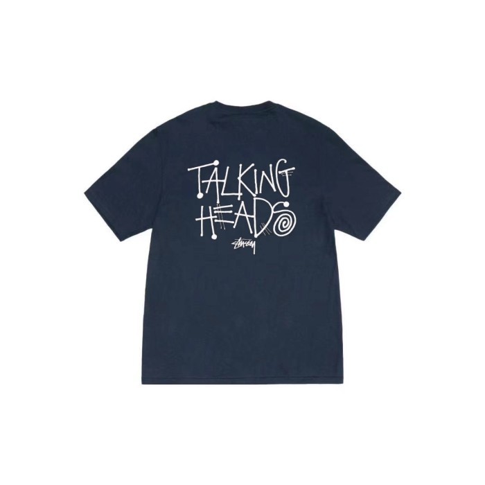 Stussy Michael Portrait Handwritten Graphic Couple T-shirt