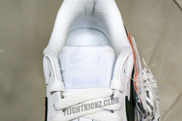 Nike Air Force 1 Low Supreme White Black（ A1）