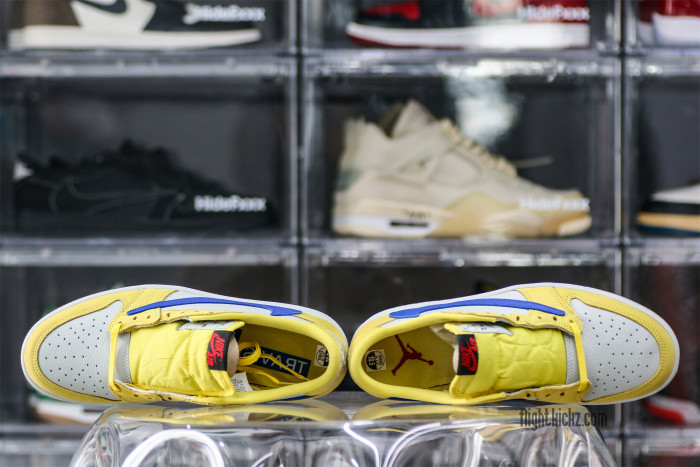 Travis Scott x Air Jordan 1 Retro Low OG SP “Elkins/Canary Yellow”（A1）